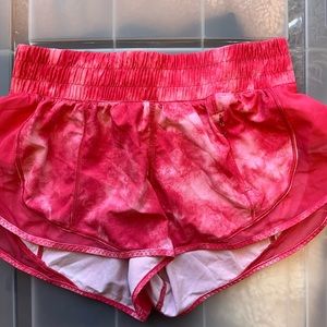 Lululemon Running Shorts, Pink, Size 4
